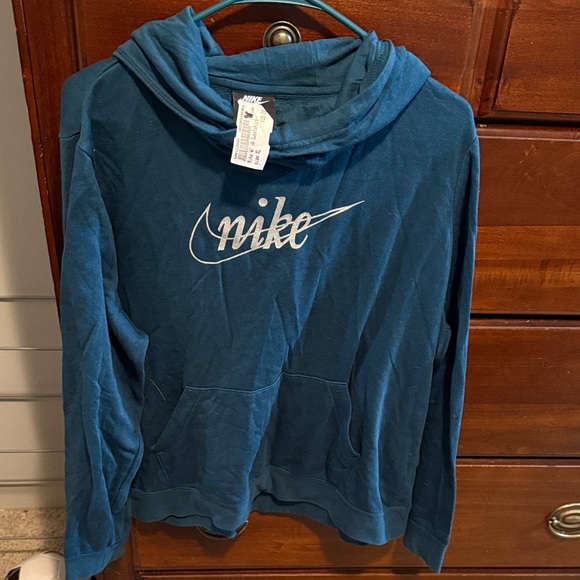 Nike Teal Pullover Hoodie - Picture 1 of 1